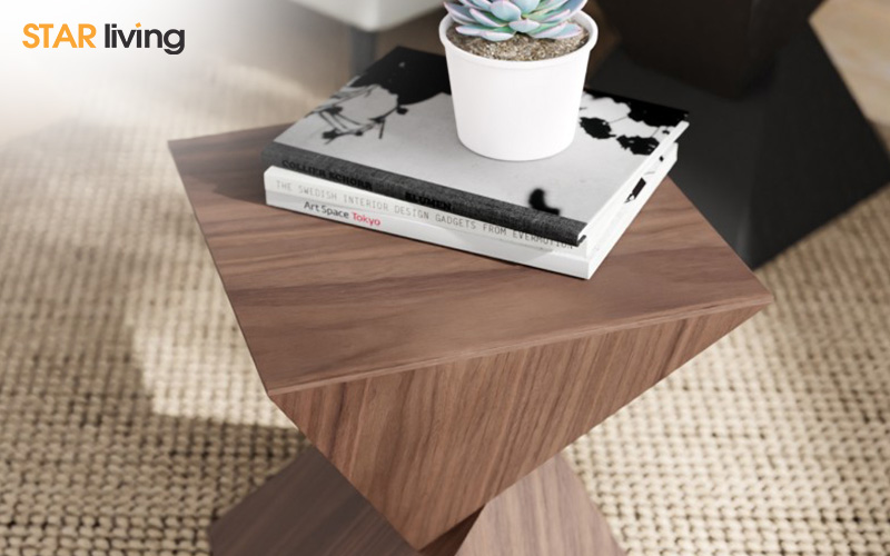 pyramid side table